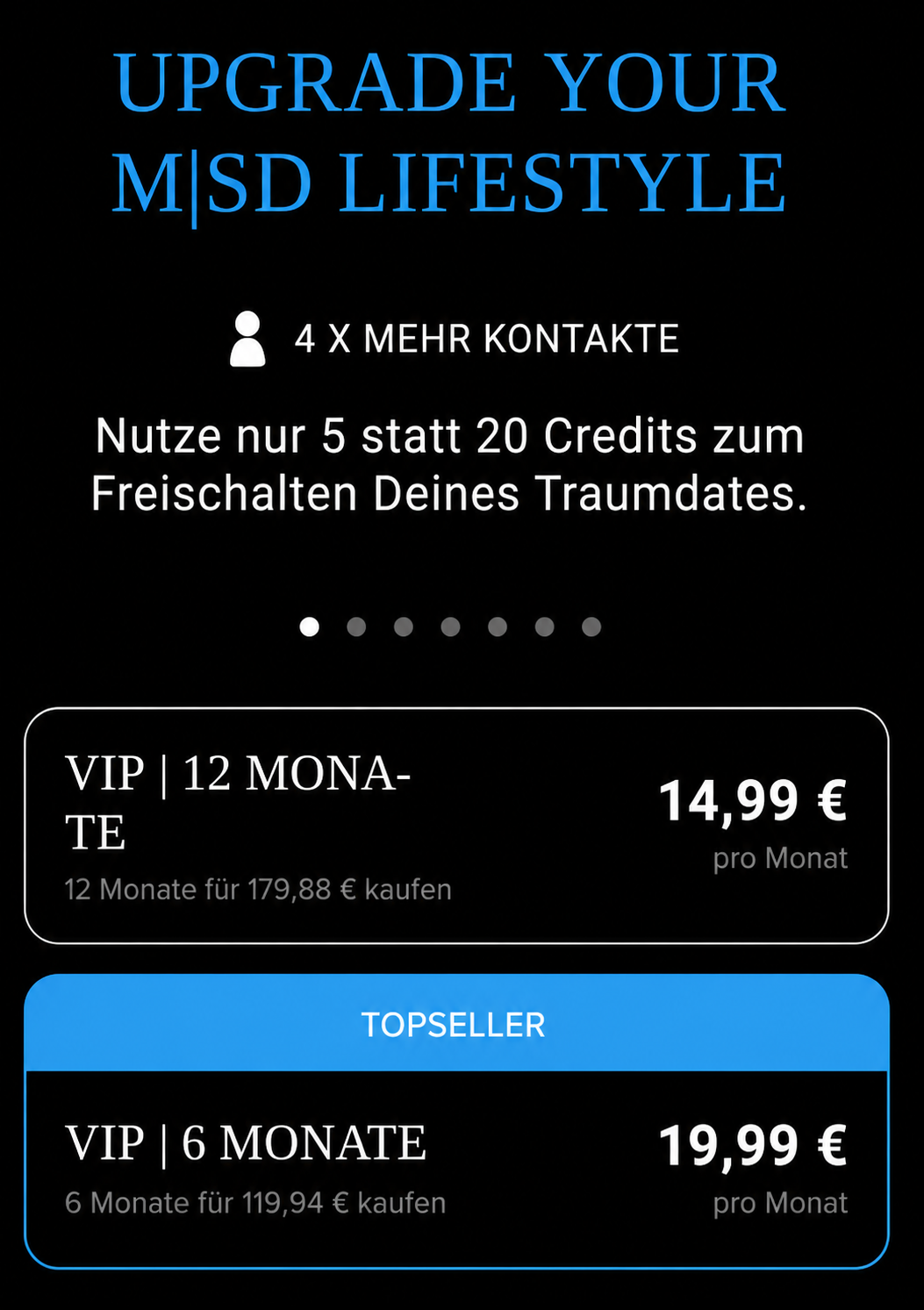 MySugardaddy Mitgliedschaften